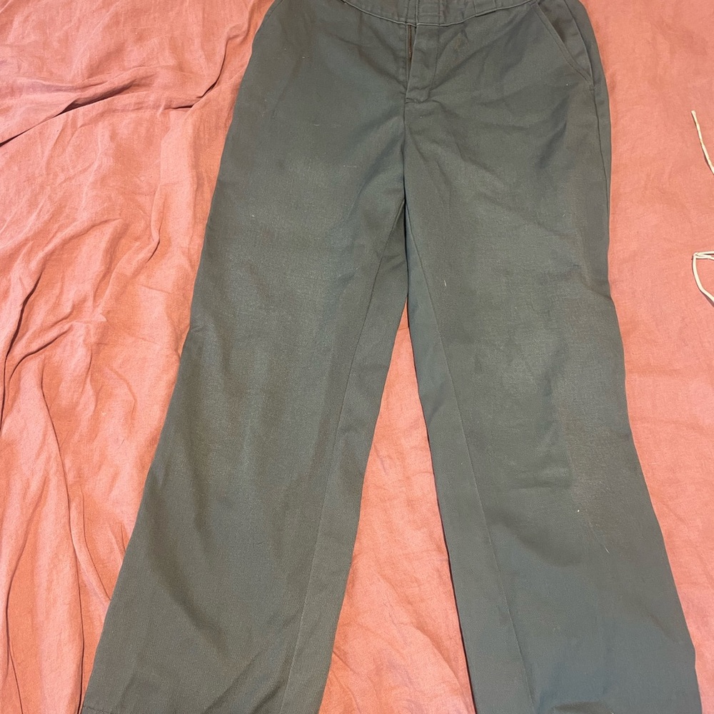 Green Dickies pants